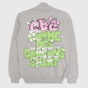 Comme Des Garcons CDG KAWS Zip-Up Sweatshirt